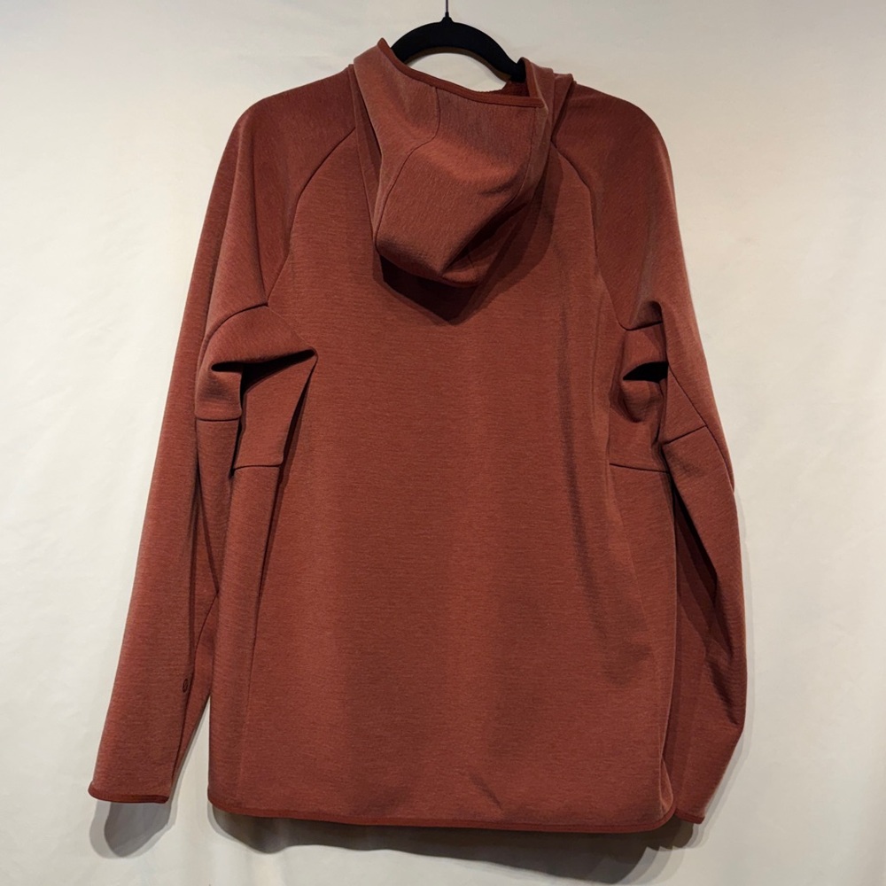 Lululemon Men’s GridLiner Fleece Hoodie Heathered Date Brown Size Large - Picture 9 of 12